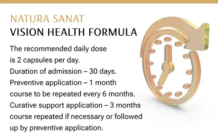 Price Dietary supplement NATURA SANAT vision health formula