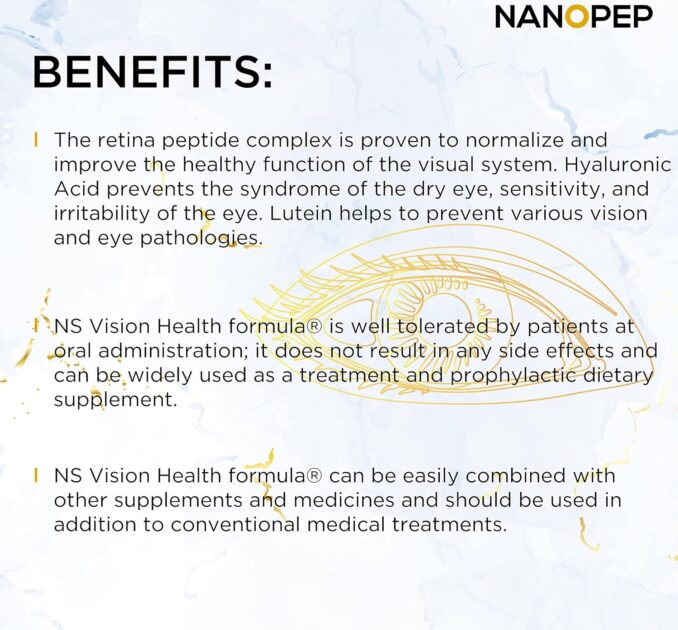 NATURA SANAT vision health formula dietary supplement